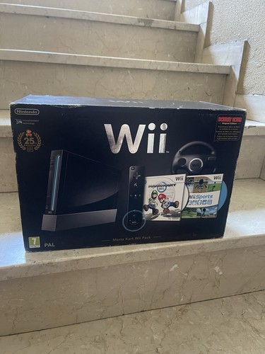 Nintendo wii black mario kart - nintendo,