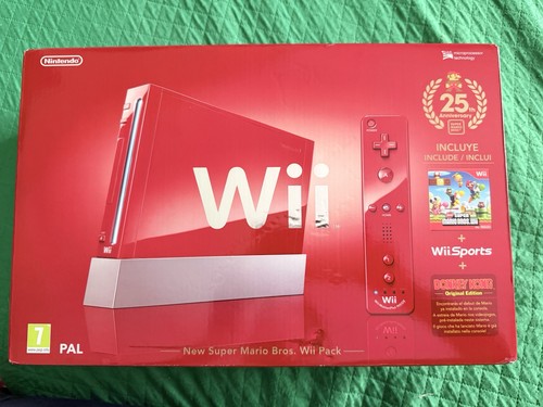 Nintendo wii rossa pal new - nintendo,