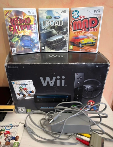 Nintendo console wii con mario - wii,